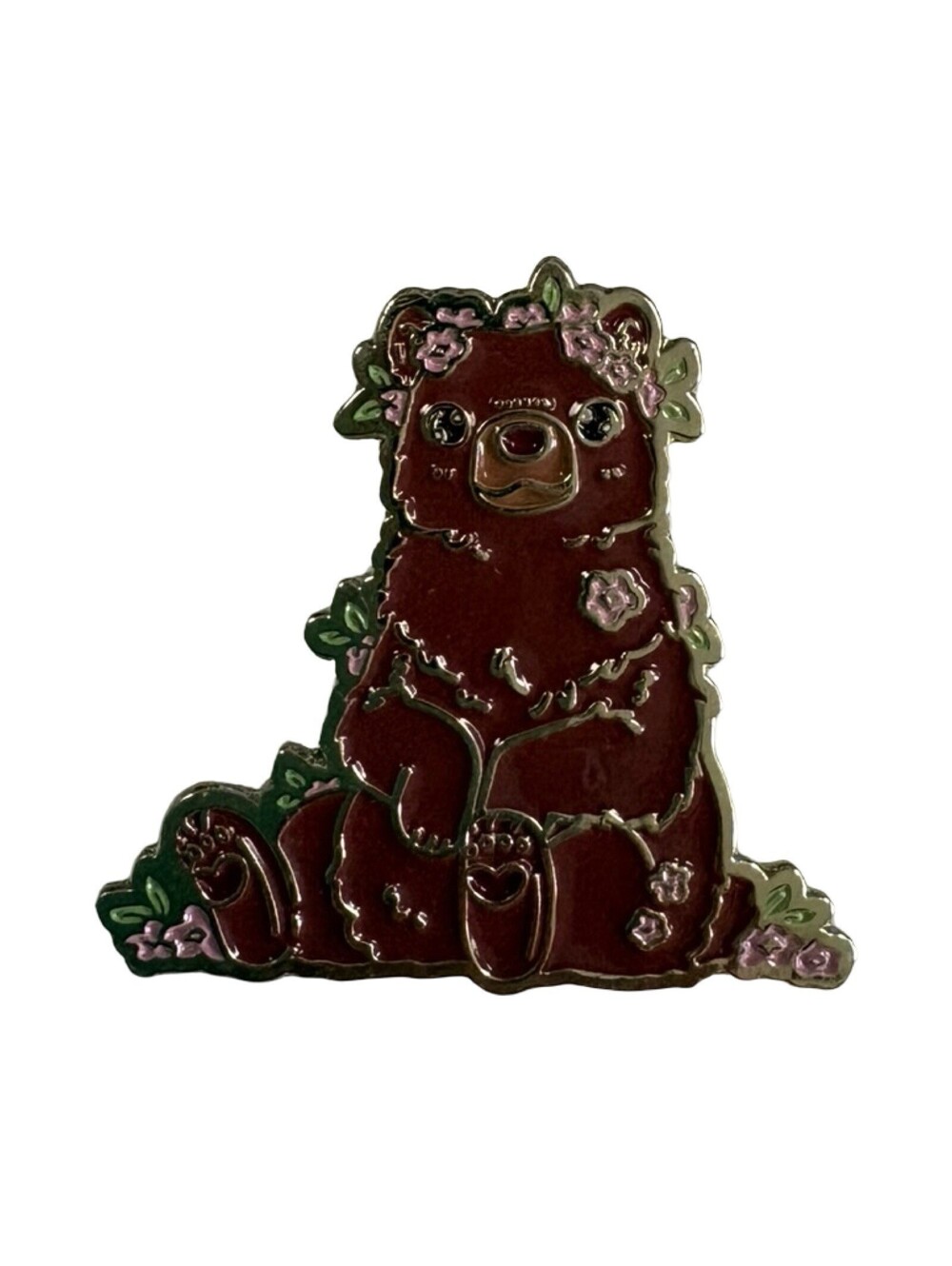 Naomi Lord Art Pin Forest Friends Blind Open BEAR